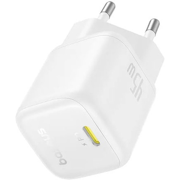 Сетевое зарядное устройство Baseus PicoGo GaN Fast Charger 1C 45W P10176800213-00 (белый)