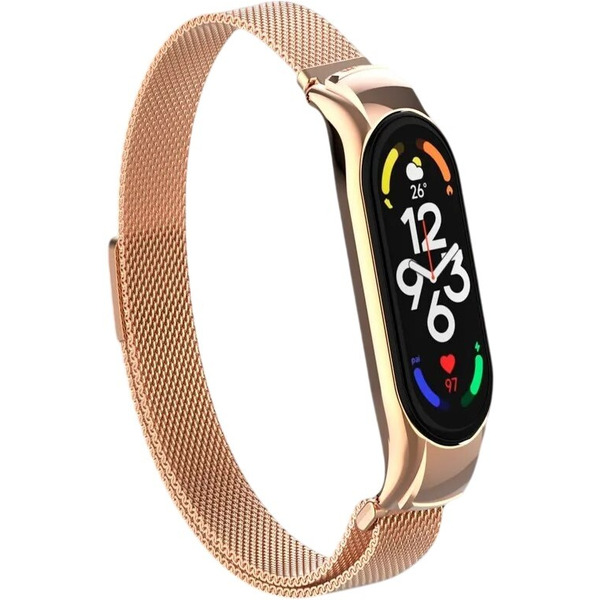 Ремешок Bingo Magnetic для XIAOMI Mi Band 7 (розовое золото)