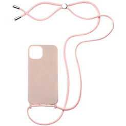 Бампер Bingo Lanyard для Apple iPhone 13 (персиковый)