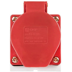 Розетка стационарная наружная EKF 114 3Р+РЕ 16А 380В IP44 PROxima