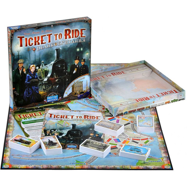 Настольная игра Hobby World Ticket to Ride: Великобритания и Пенсильвания 952052