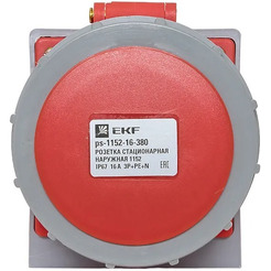 Розетка стационарная наружная EKF 1152 3Р+РЕ+N 16А 380В IP67 PROxima