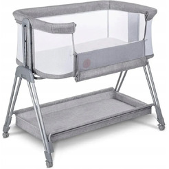 Детская кроватка Lionelo Luna (Grey Concrete)