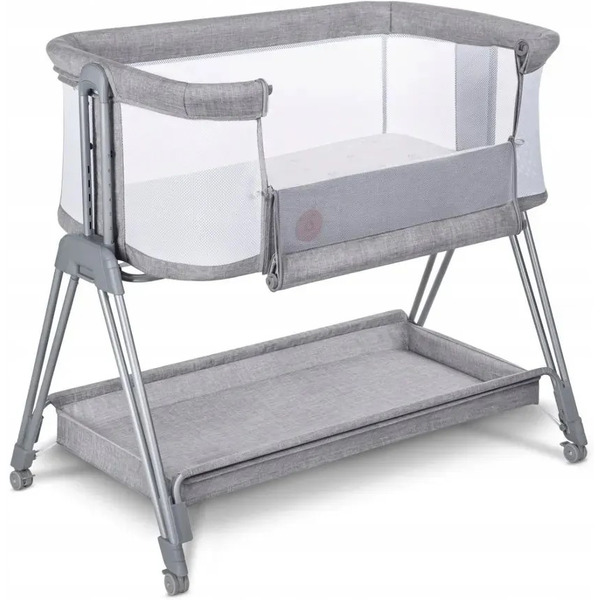Детская кроватка Lionelo Luna (Grey Concrete)