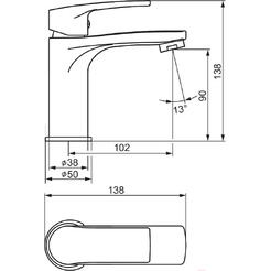 Смеситель Damixa Eclipse 480210000