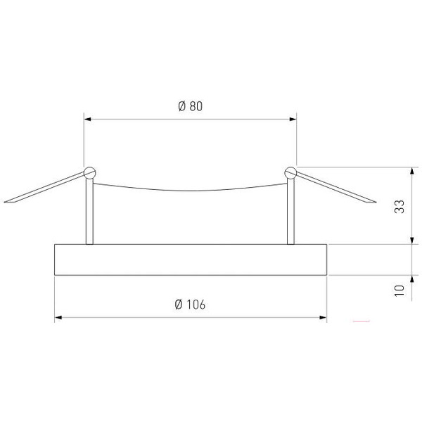 Точечный светильник Elektrostandard 1035 GX53 WH