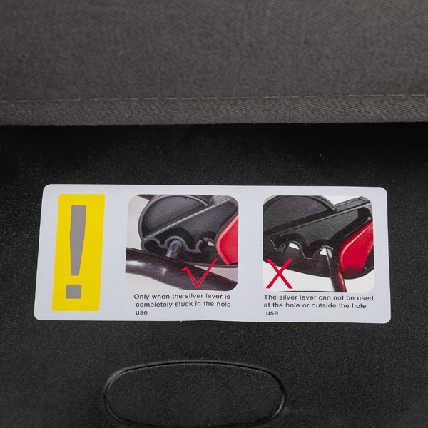 Детский шезлонг NINO Aria балансируюший (серый)