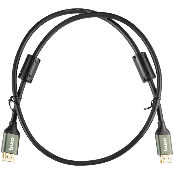 Кабель Buro BHP-HDMI-2.1-1G (1 м, черный)