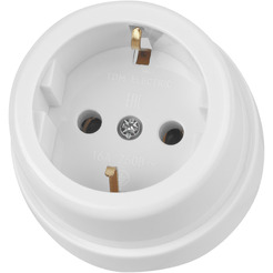 Розетка TDM Electric Ретро SQ1806-0527 (белый)