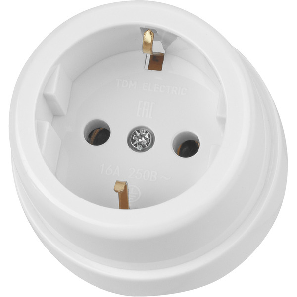 Розетка TDM Electric Ретро SQ1806-0527 (белый)