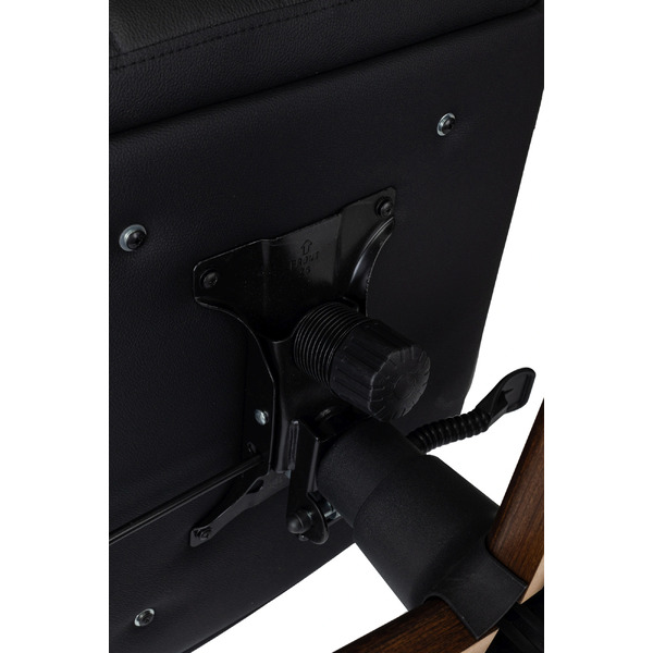 Офисное кресло Бюрократ T-9932Walnut (черный, экокожа)