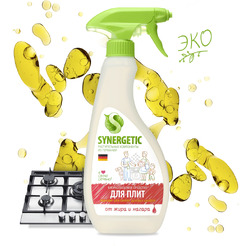 Средство для плит от жира и нагара SYNERGETIC универсальное, 0,5л (106052)