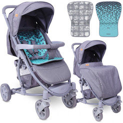 Коляска LORELLI S-300 Grey Green Triangles