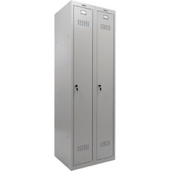 Шкаф металлический для одежды BRABIX LK 21-80