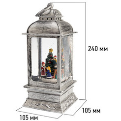 Декоративный фонарь с эффектом снегопада и подсветкой NEON-NIGHT Рождество 501-065