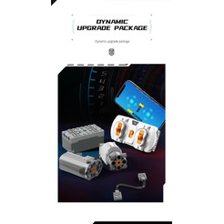 Игрушка конструктор MOYU EVO Supercar MY88007 (с пультом дистанционного управления и набором электродвигателей)