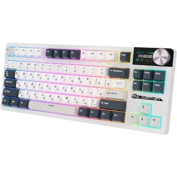 Клавиатура Royal Kludge RK S85 White Night (Cloud switch)