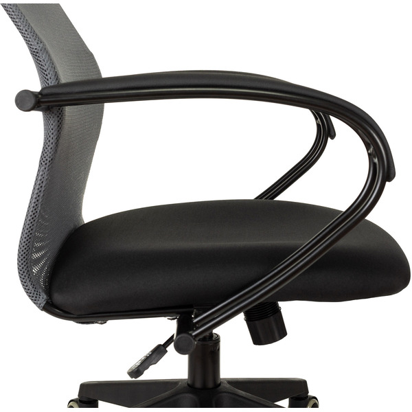 Кресло Бюрократ CH-607 (темно-серый /черный)