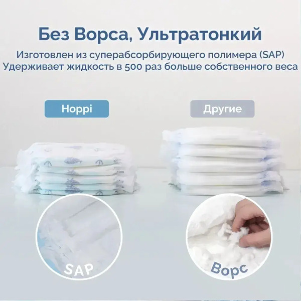 Подгузники Hoppi AirDream L 9-14кг HB-028-L (40шт)