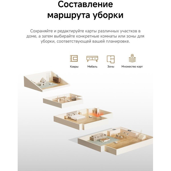Робот-пылесос Dreame Robot Vacuum L50 White RLL43SA (белый)