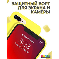 Бампер Bingo Liquid TPU для APPLE iPhone 7/8 Plus Желтый