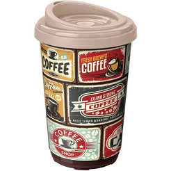 Термостакан Бытпласт Phibo 43323333253 (темно-бежевый)