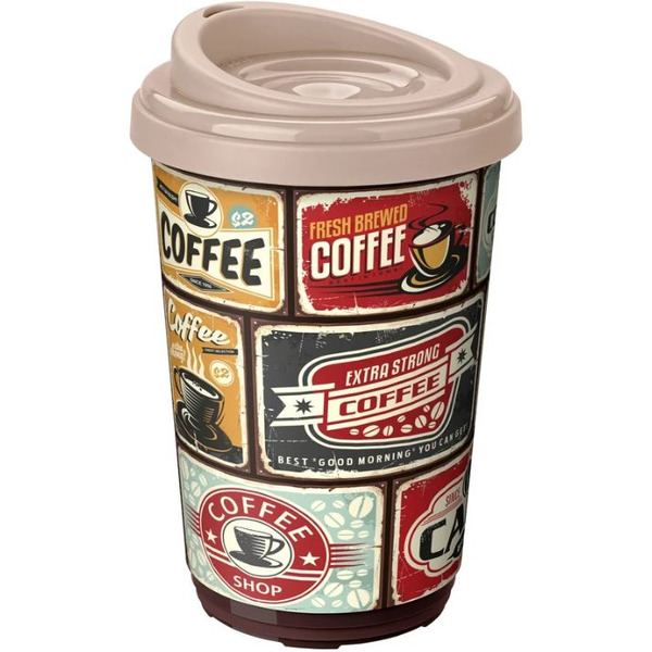 Термостакан Бытпласт Phibo 43323333253 (темно-бежевый)