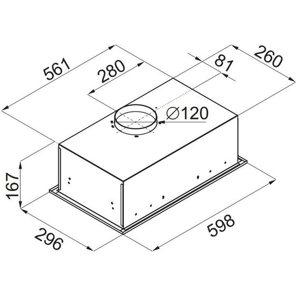 Кухонная вытяжка MAUNFELD Crosby Singl 60 (черный)