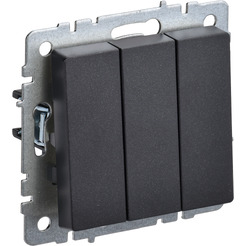 Выключатель IEK Brite ВС10-3-0-БрЧ