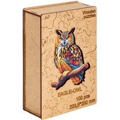 Сувенирный пазл MASTER WOOD Филин SWPFL