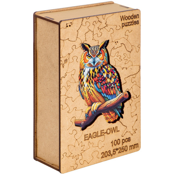 Сувенирный пазл MASTER WOOD Филин SWPFL