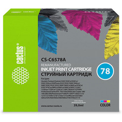 Картридж струйный Cactus CS-C6578A №78 (многоцветный)