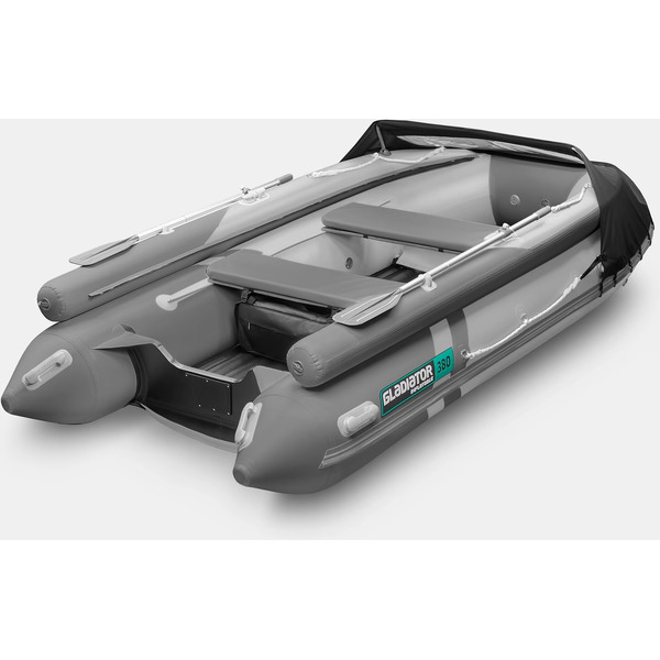 Лодка Gladiator E380X (светло/темно-серый)