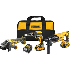 Набор электроинструментов DeWalt DCK308DM (перфоратор, шуруповерт, болгарка, 2 АКБ, сумка)