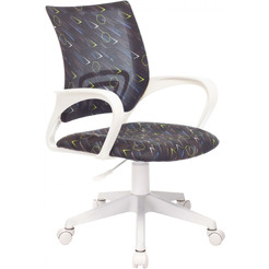 Компьютерное кресло Бюрократ KD-W4 (черный/синий регата)