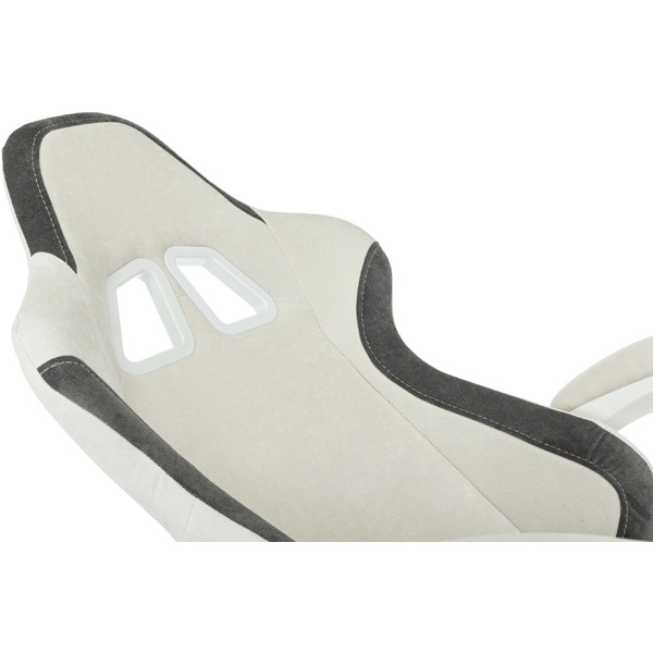 Кресло игровое Knight Wolf WH (молочный/серый)