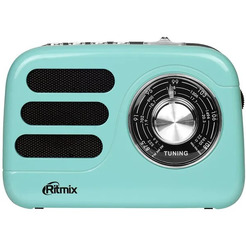Радиоприёмник RITMIX RPR-033 (лазурный)