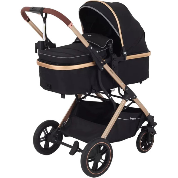 Детская универсальная коляска Rant Basic Pulsar Gold 2 в 1 RA160 (черный)