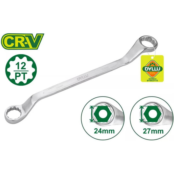Ключ накидной изогнутый DYLLU DTSA3110