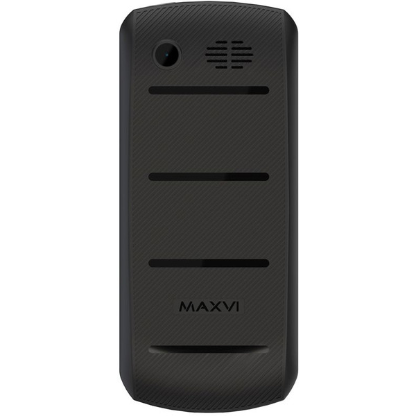 Мобильный телефон Maxvi P33 + ЗУ WC-112 (черный)