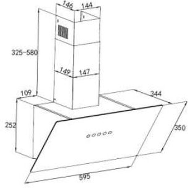 Кухонная вытяжка ZorG ULTRA 1030 60 S WH