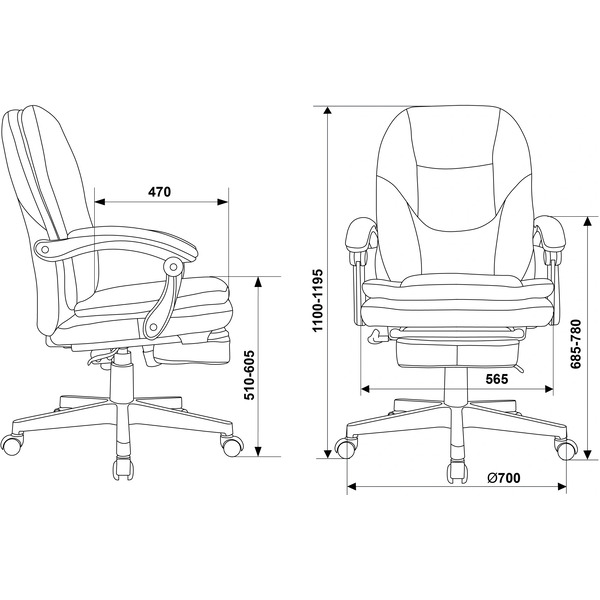 Офисное кресло Бюрократ T-9950MSG-F (слоновая кость)