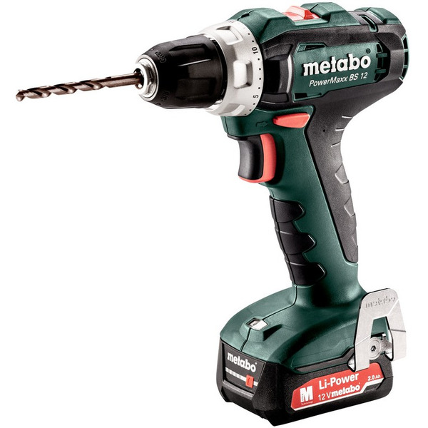 Дрель-шуруповерт Metabo PowerMaxx BS (601036500) с ЗУ и 2 АКБ