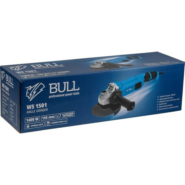 Двуручная углошлифмашина BULL WS 1501 (1333622)