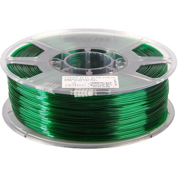 Пластиковая нить ESUN PETG 1,75 мм, 1кг, green