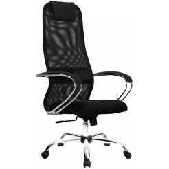 Офисное кресло SitUp Optima chrome (сетка Black)