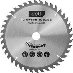 Пила циркулярная Deli YJ235-E1