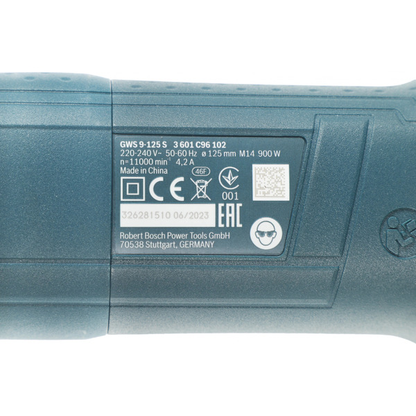 Угловая шлифмашина Bosch GWS 9-125 S (0601396102)