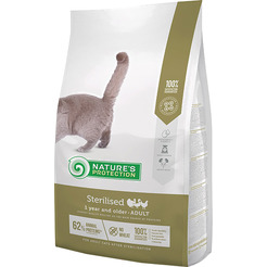 Сухой корм для кошек Nature's Protection Sterilised Poultry NPS45776 (2кг)