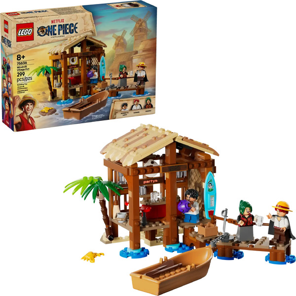 Конструктор Lego Netflix One Piece Хижина в деревне Фууша 75636